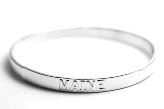 Maine Silver Bangle