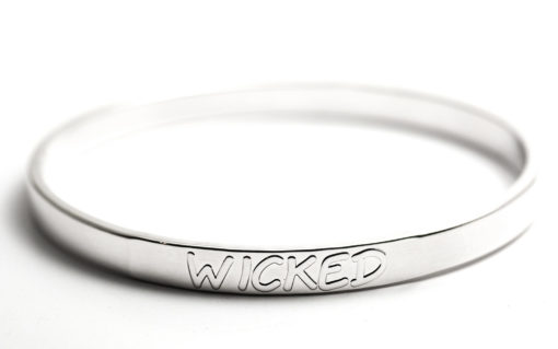 Wicked Silver Bangle